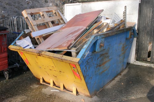 Recycling process in Heston waste management